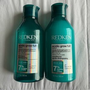 NEW Redken Acidic Grow Full Shampoo & Conditioner Set 10.1 fl oz NO OFFERS